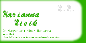 marianna misik business card